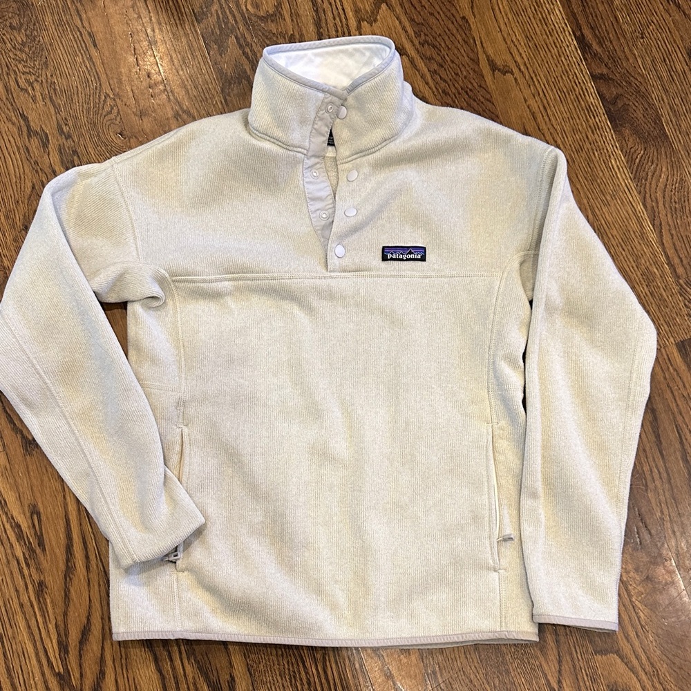 Women’s Patagonia Better Sweater Light Cream Snap-T Fleece